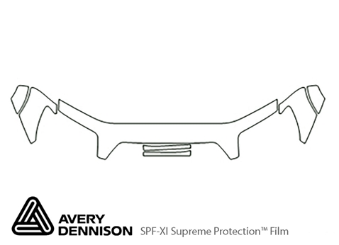 Avery Dennison™ Toyota 4Runner 2003-2005 Paint Protection Kit - Hood