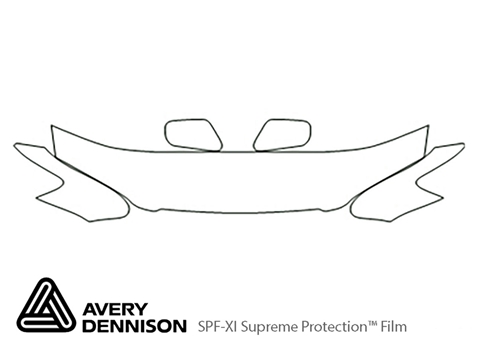 Avery Dennison™ Toyota Camry 1997-2001 Paint Protection Kit - Hood
