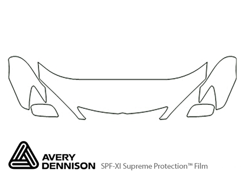 Avery Dennison™ Toyota Camry 2002-2004 Paint Protection Kit - Hood