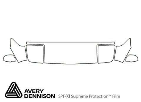 Avery Dennison™ Toyota MR2 1993-1994 Paint Protection Kit - Hood