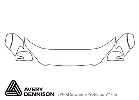 Avery Dennison™ Toyota Rav4 2009-2012 Paint Protection Kit - Hood