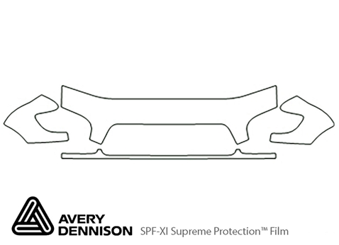 Avery Dennison™ Toyota Tundra 2000-2002 Paint Protection Kit - Hood