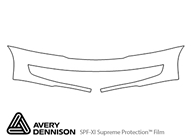 Volkswagen Passat 2012-2015 Avery Dennison Clear Bra Bumper Paint Protection Kit Diagram