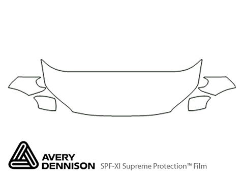 Avery Dennison™ Volvo XC70 2008-2013 Paint Protection Kit - Hood