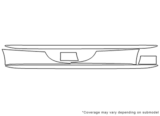 Audi A5 2008-2012 Avery Dennison Clear Bra Door Cup Paint Protection Kit Diagram