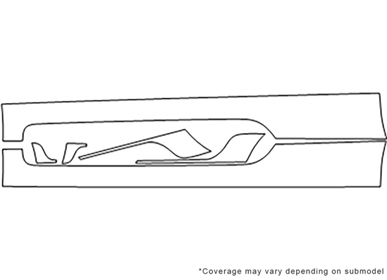 Audi TT 2008-2013 3M Clear Bra Door Cup Paint Protection Kit Diagram