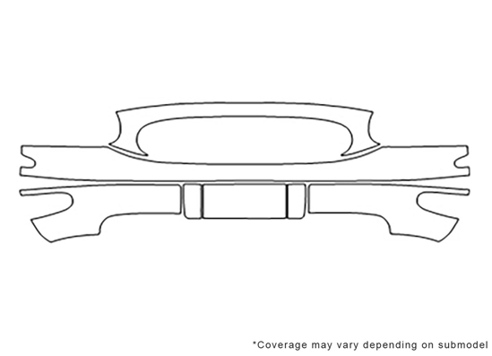Buick Lesabre 2000-2005 3M Clear Bra Bumper Paint Protection Kit Diagram