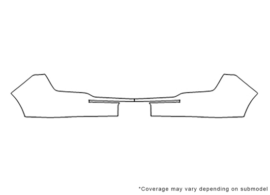 Lincoln MKX 2007-2010 3M Clear Bra Bumper Paint Protection Kit Diagram
