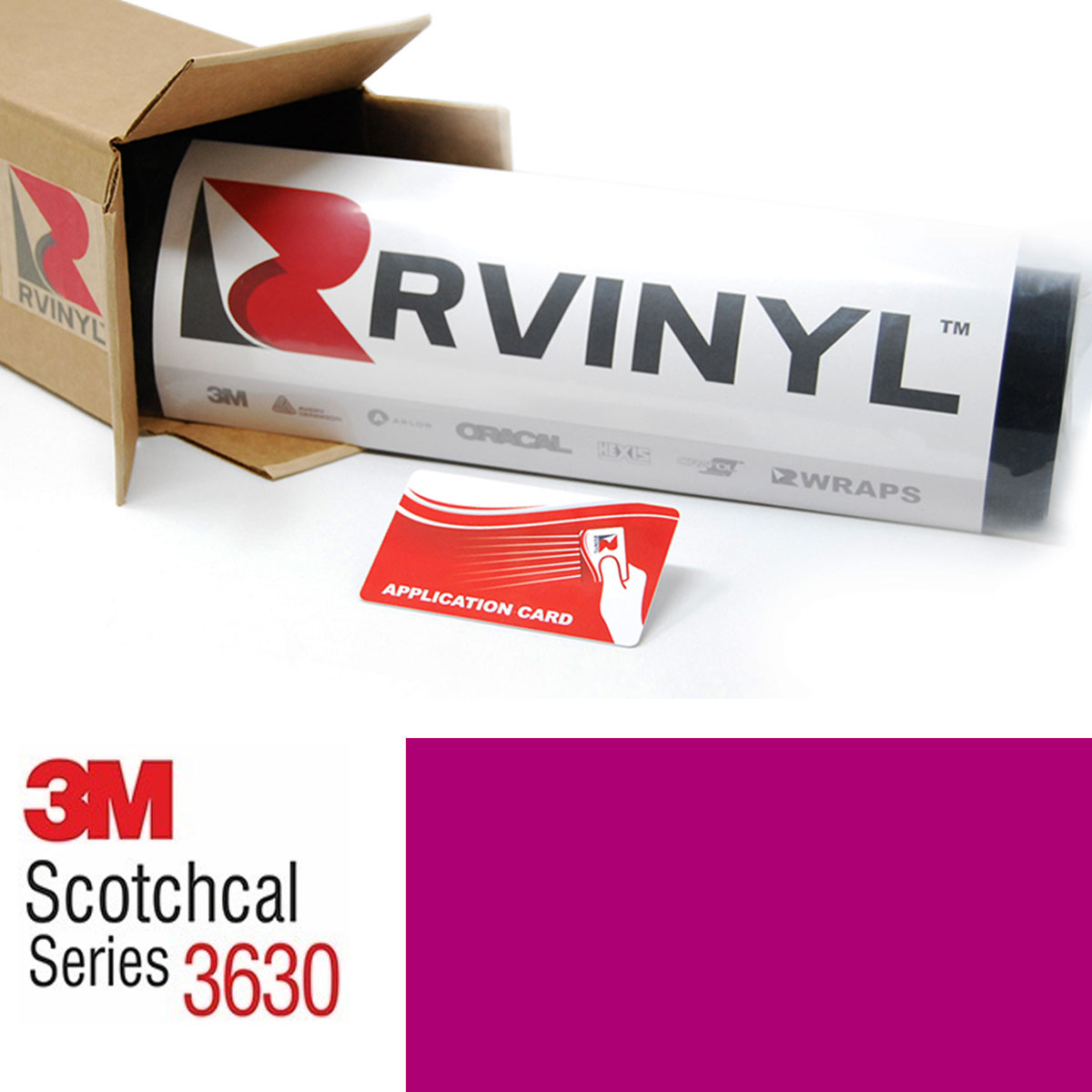 3M Scotchcal 3630 Intense Magenta Translucent Graphic Film
