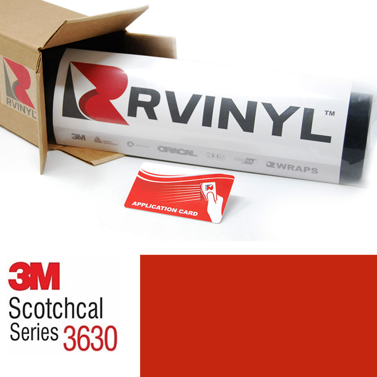 3M Scotchcal 3630 Red Translucent Graphic Film