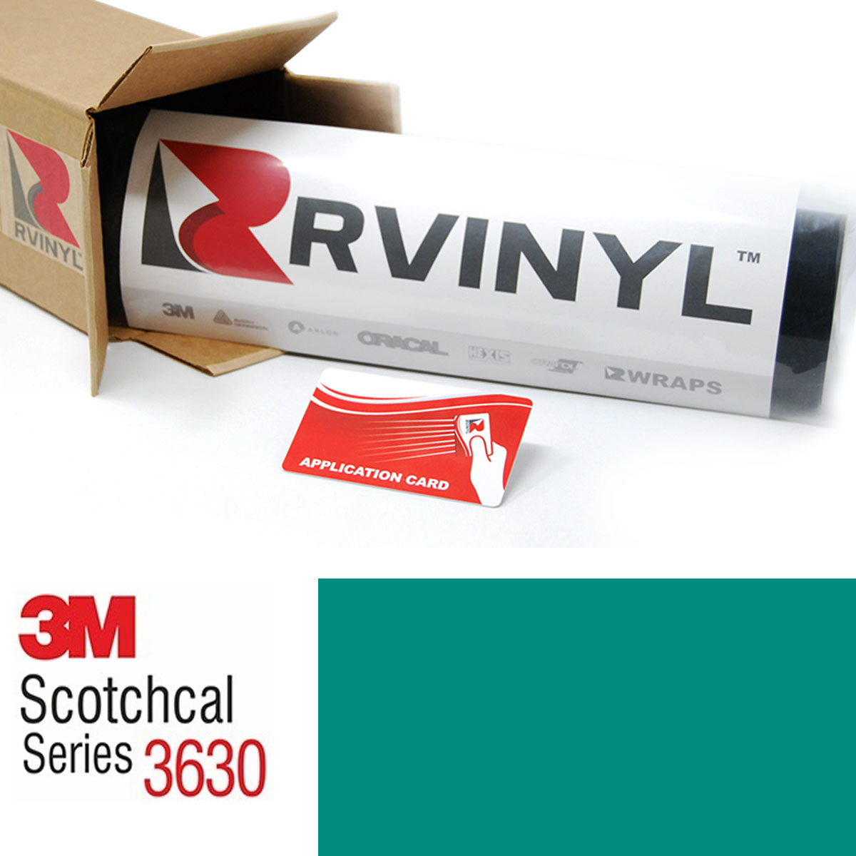 3M Scotchcal 3630 Turquoise Translucent Graphic Film