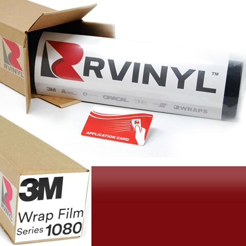 3M™ Wrap Film Series 1080 - Satin Vampire Red (Replaced by 3M™ 2080)