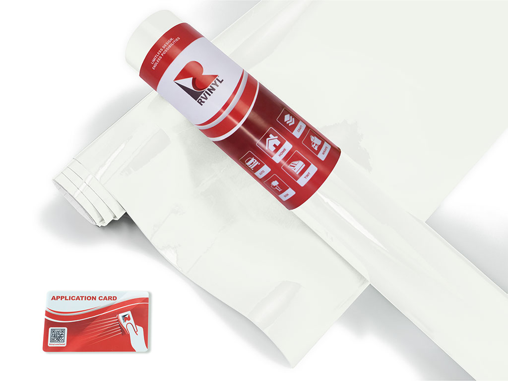 3M 2080 Gloss White Scooter Wrap Color Film