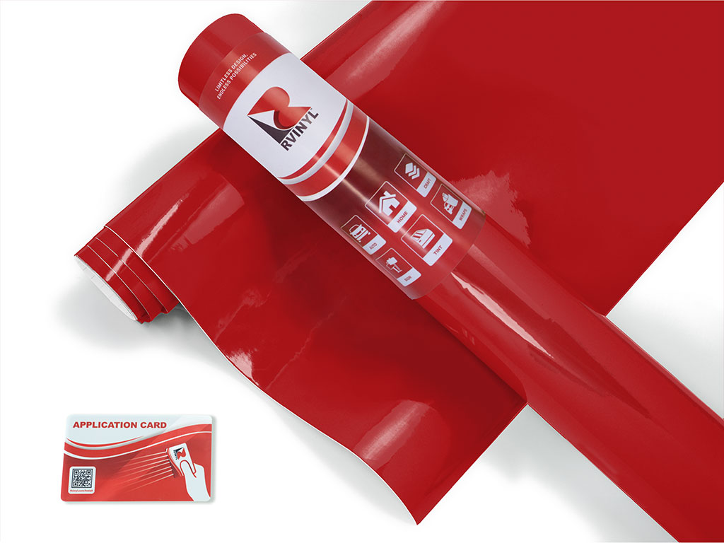 3M 2080 Gloss Hot Rod Red Jet Ski Wrap Color Film