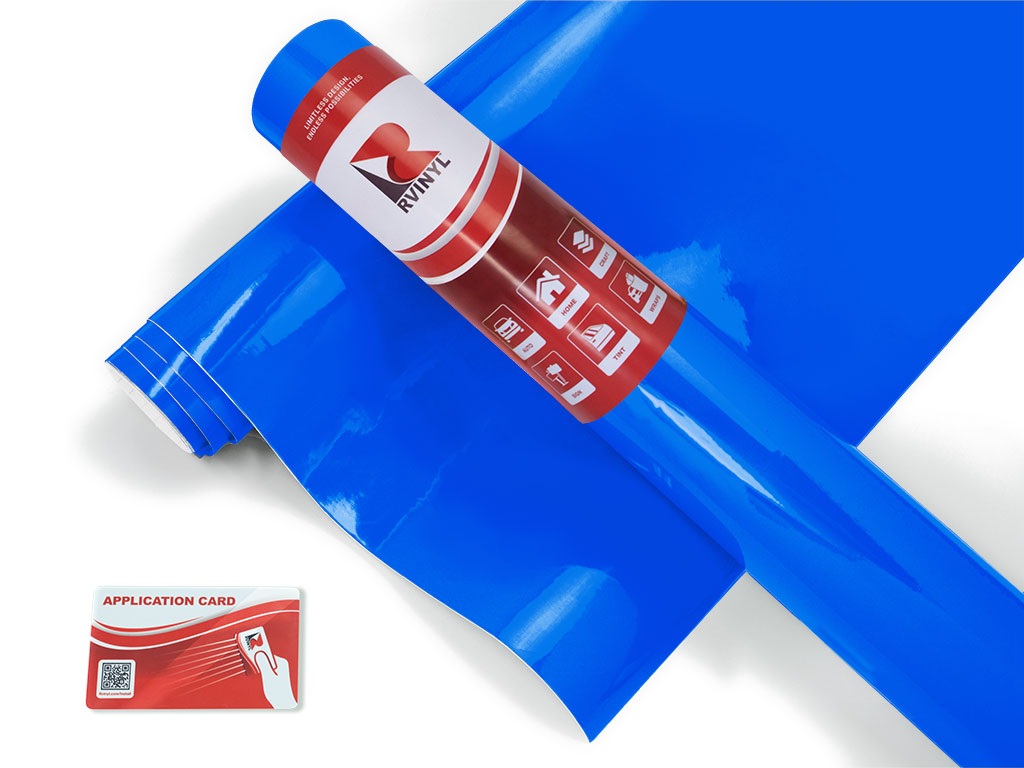 3M 2080 Gloss Intense Blue Bicycle Wrap Color Film