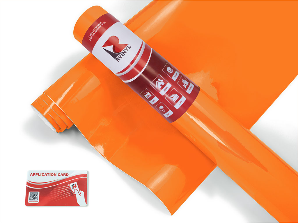 3M 2080 Gloss Bright Orange Jet Ski Wrap Color Film