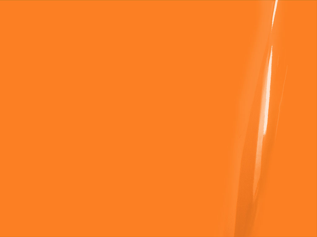 3M 2080 Gloss Bright Orange French Door Refrigerator Wrap Color Swatch