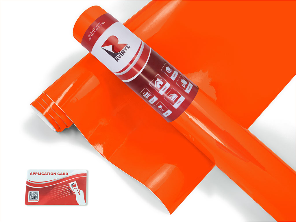 3M 1080 Satin Neon Fluorescent Orange Jet Ski Wrap Color Film