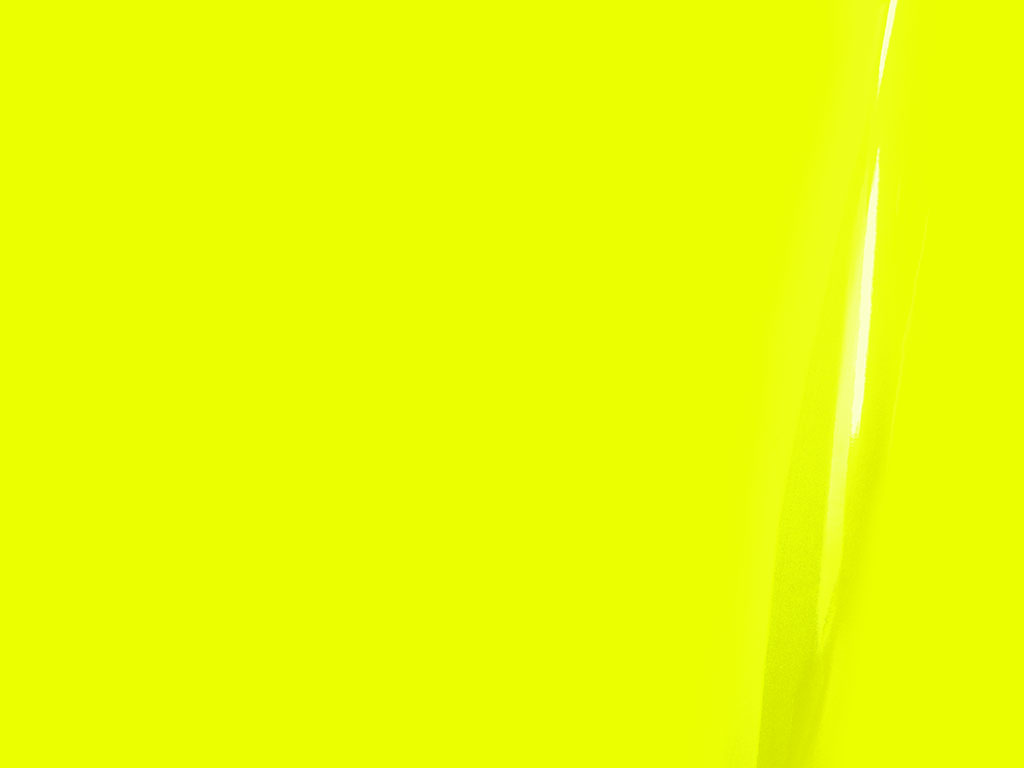 3M 1080 Satin Neon Fluorescent Yellow French Door Refrigerator Wrap Color Swatch