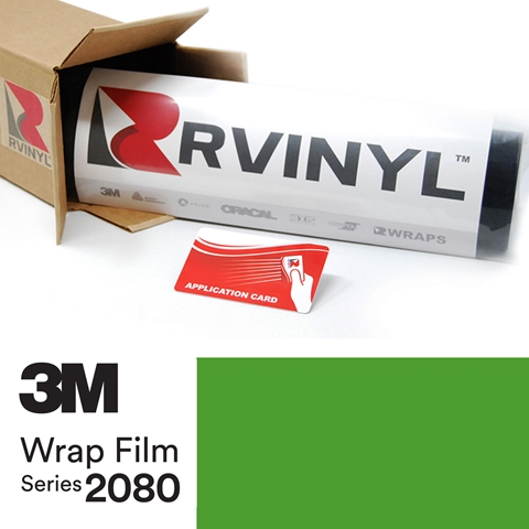 3M™ Wrap Film Series 2080 - Satin Apple Green