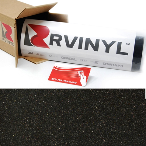 3M™ Wrap Film Series 2080 - Satin Gold Dust Black (Out of Stock)