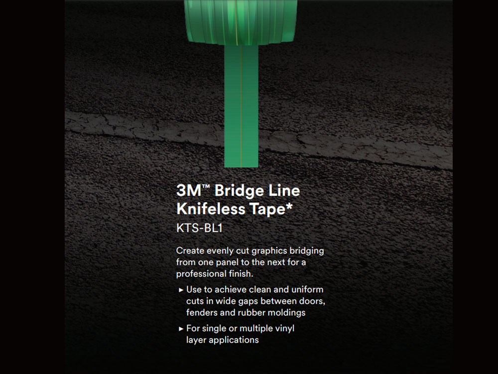 3M Knifeless Bridge Line Tape For Uniform Gap Cutting