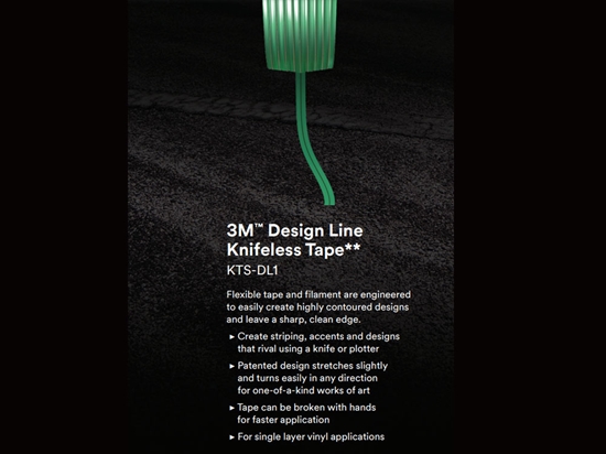 3M Knifeless Design Line Tape For Contour Vehicle Wrap Cutting