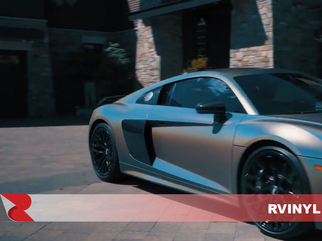 Audi R8 with Satin Flip Psychedelic 2080 Color Change Wrap
