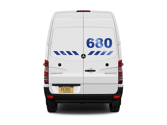 3M 680 Blue Reflective Vehicle Sign Daytime View