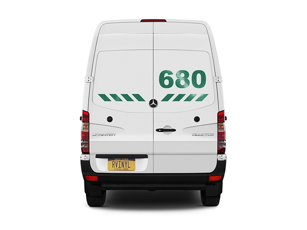 3M 680 Green Reflective Vehicle Sign Daytime View