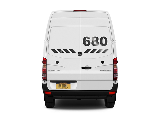 3M 680 Black Reflective Vehicle Sign Daytime View