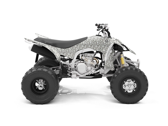Rwraps Camouflage 3D Fractal Silver Do-It-Yourself ATV Wraps
