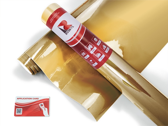 Avery Dennison SF 100 Gold Chrome Bicycle Wrap Color Film
