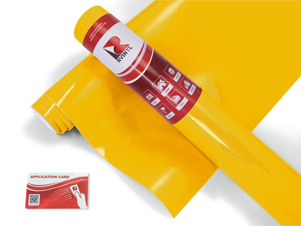 Avery Dennison SW900 Gloss Yellow Boat Wrap Color Film