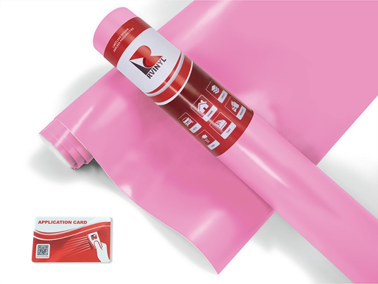 Avery Dennison SW900 Satin Bubblegum Pink Van Wrap Color Film