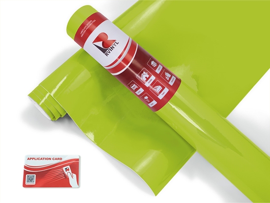 Avery Dennison SW900 Gloss Lime Green Bicycle Wrap Color Film