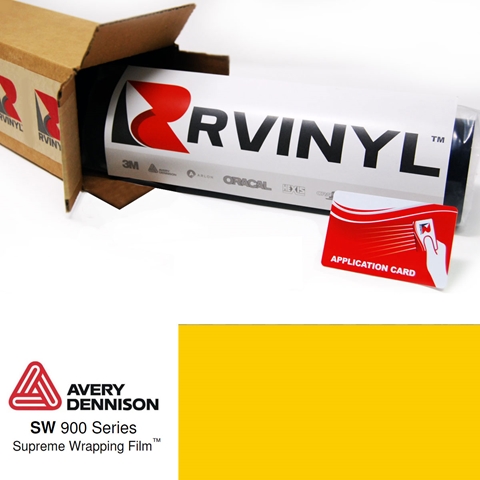 Avery Dennison™ SW900 Supreme Wrapping Film - Gloss Yellow 