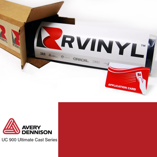Avery UC900 Vivid Red Translucent Cut Vinyl Film
