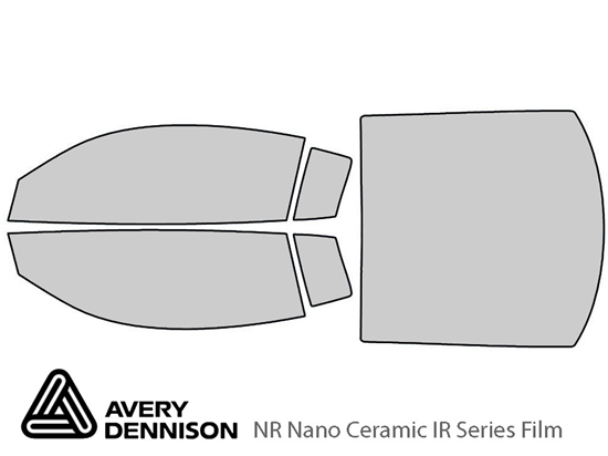 Avery Dennison Audi R8 2008-2015 (Coupe) NR Nano Ceramic IR Window Tint Kit