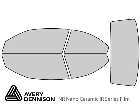 Avery Dennison™ BMW 3-Series 2007-2013 NR Nano Ceramic IR Window Tint Kit (Convertible)