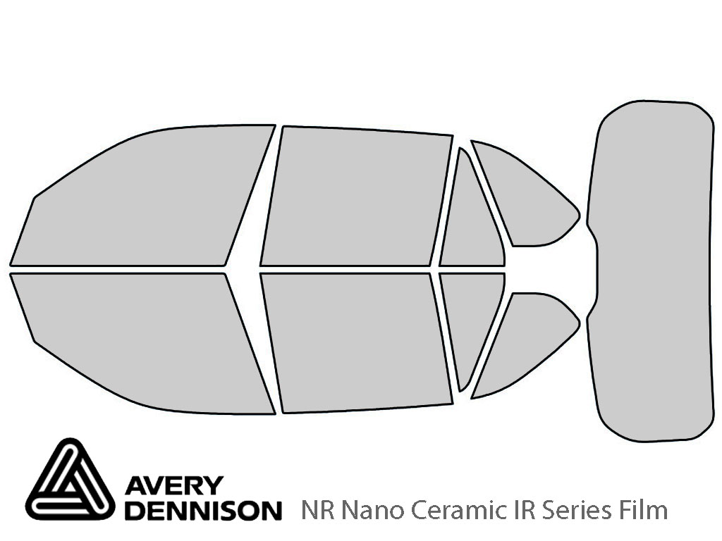 Avery Dennison BMW X5 2014-2018 NR Nano Ceramic IR Window Tint Kit
