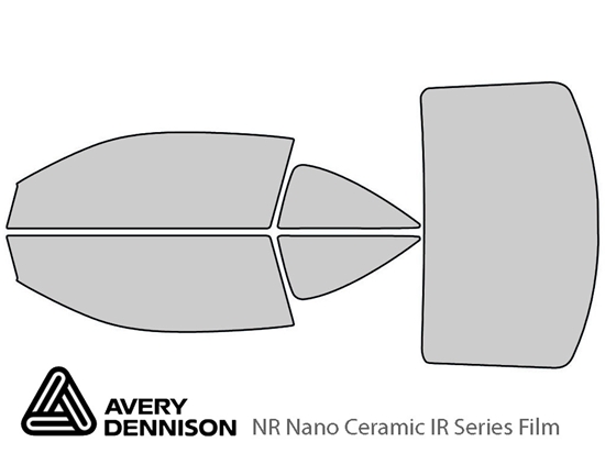 Avery Dennison Cadillac ATS 2015-2019 (Coupe) NR Nano Ceramic IR Window Tint Kit