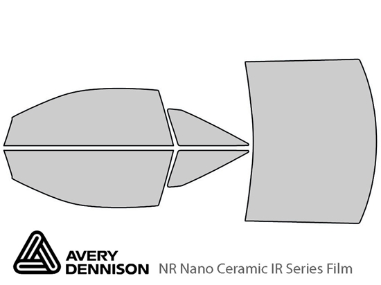 Avery Dennison Cadillac CTS 2011-2015 (Coupe) NR Nano Ceramic IR Window Tint Kit