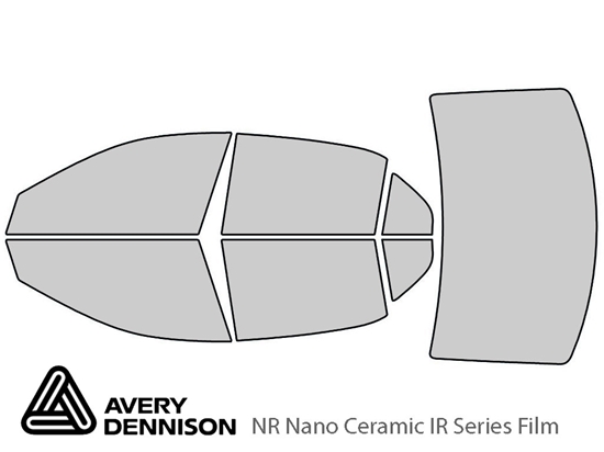 Avery Dennison Cadillac CTS 2014-2019 (Sedan) NR Nano Ceramic IR Window Tint Kit