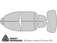 Avery Dennison Cadillac XT6 2020-2022 NR Nano Ceramic IR Window Tint Kit