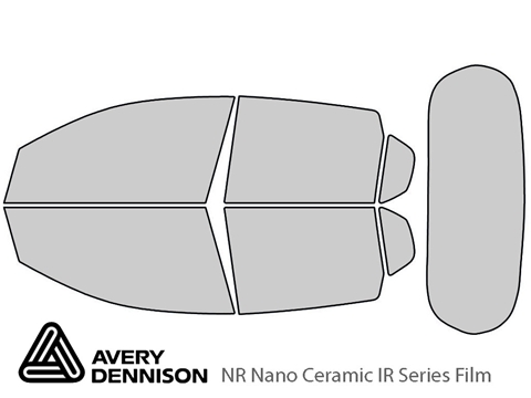 Avery Dennison™ Chevrolet Aveo 2004-2006 NR Nano Ceramic IR Window Tint Kit (Hatchback)