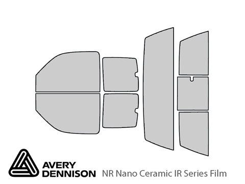Avery Dennison™ Chevrolet Silverado 2000-2006 NR Nano Ceramic IR Window Tint Kit (2 Door)