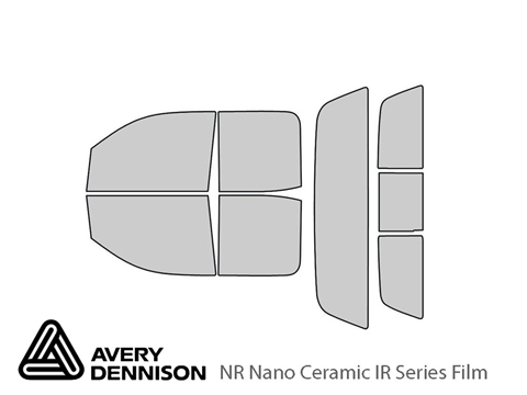 Avery Dennison™ Chevrolet Silverado 2019-2019 NR Nano Ceramic IR Window Tint Kit (Legacy Edition, 2 Door Extended Cab)