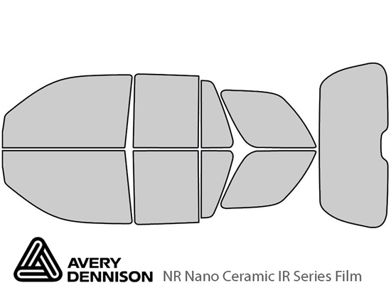 Avery Dennison Chevrolet Trailblazer 2002-2009 NR Nano Ceramic IR Window Tint Kit