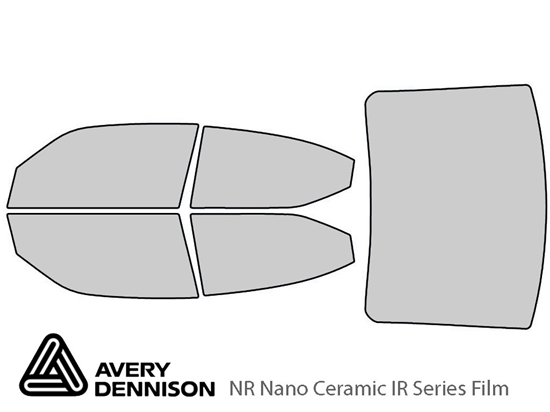 Avery Dennison Dodge Charger 2006-2010 NR Nano Ceramic IR Window Tint Kit